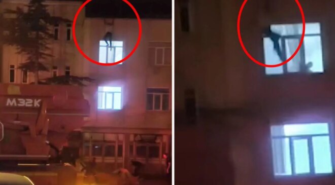 Çatıdan eve girmeye çalışırken 3. kattan düştü