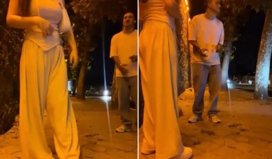Eşiyle yürürken sivil polis bir anda yanlarına geldi! Sebebini açıklayınca şaşırdılar