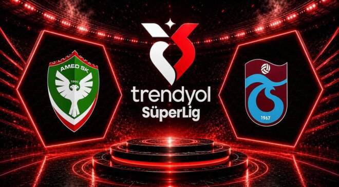 Amedspor-Trabzonspor mücadelesinin ilk 11’leri belli oldu