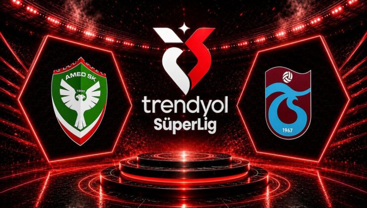 Amedspor-Trabzonspor mücadelesinin ilk 11’leri belli oldu