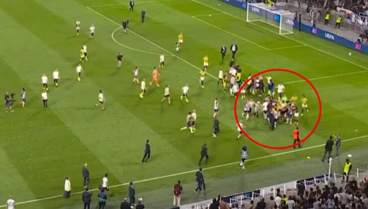 Lyonlu futbolcular, Guendouzi’ye saldırmaya kalktı
