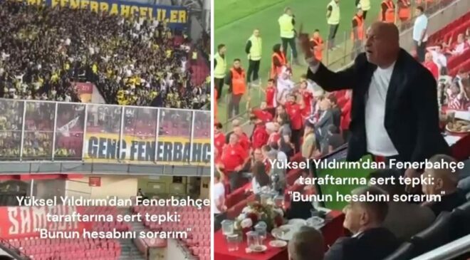 Fener taraftarı küfretti, Yüksel Yıldırım çıldırdı
