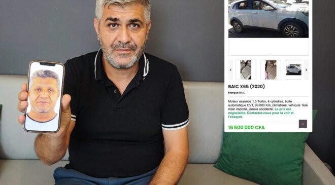 Fildişi Sahili’nde sırra kadem bastı, aracı satışa çıktı