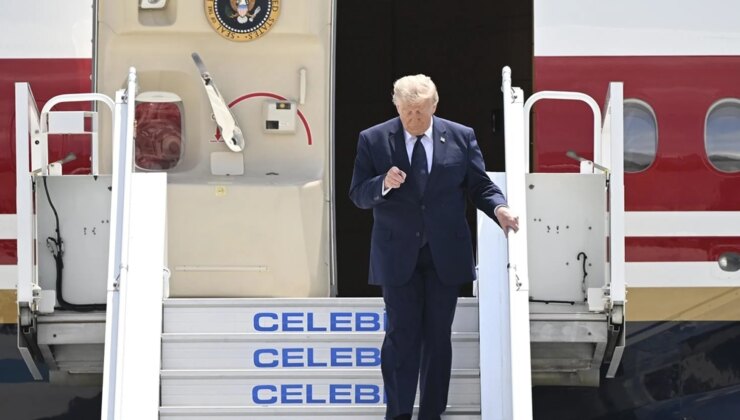 Trump’ın Türkiye’den ayrılışında gizli operasyon: Yemek konteyneriyle uçak değiştirmiş