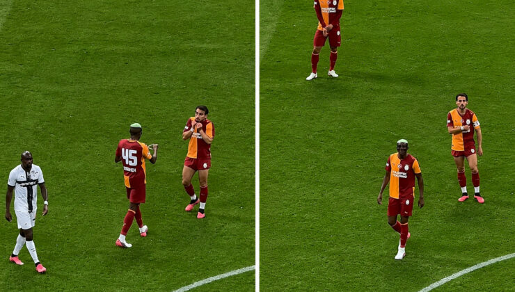 Galatasaray’da neler oluyor? Osimhen’den Yunus’un ağzını açıkta bırakan hareket