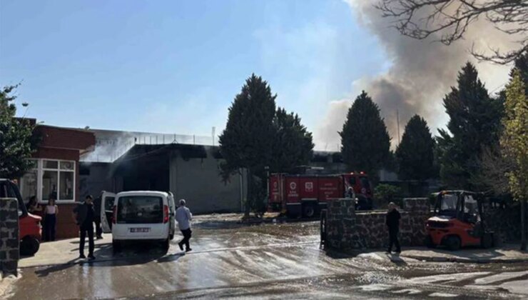 Gaziantep’te tekstil fabrikasında yangın