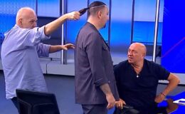 Ahmet Çakar ve Necati Ateş, o pozisyonu stüdyoda canlandırdı