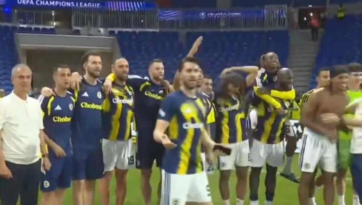 Fenerbahçe’nin Lyon zaferinde dikkat çeken görüntü