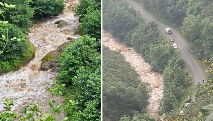 Giresun’da facia! Anne ile iki kızı sel sularına kapıldı