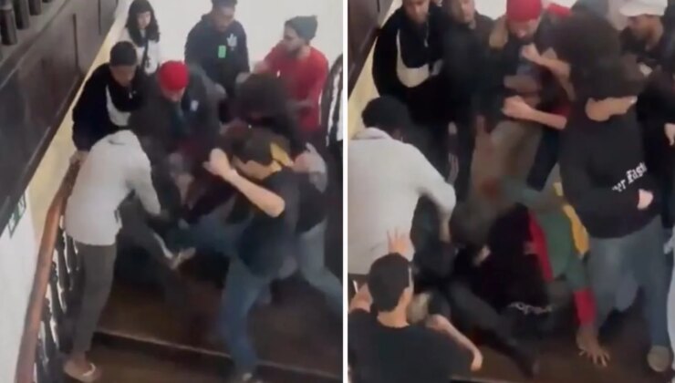 Giydiği tişört nedeniyle tekme tokat dövüldü