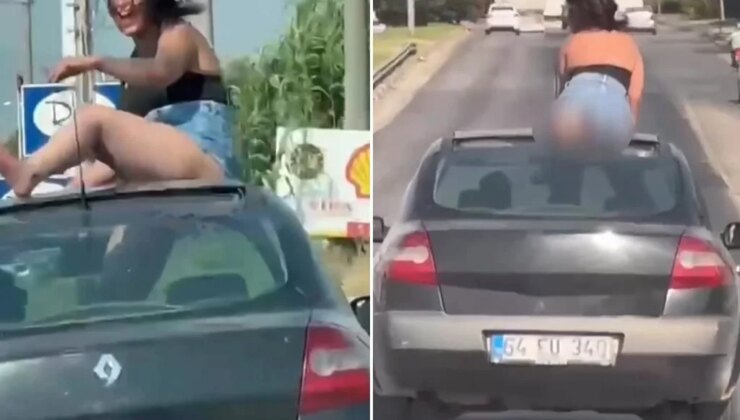 Görenler gözlerine inanamadı! Dans etti, yetmedi eteğini sıyırıp…
