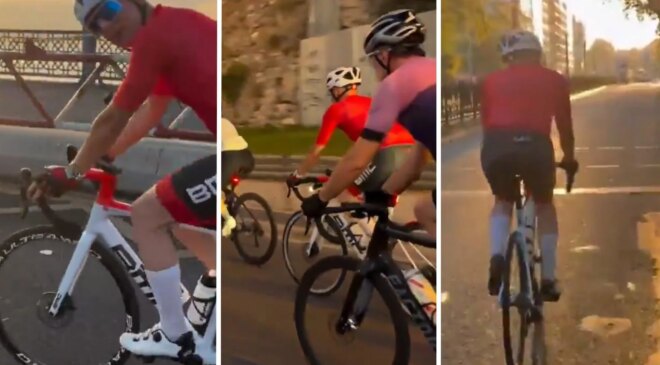 Görevden alınan eski vali Çiçekli İstanbul’da ortaya çıktı, Galata’da pedal çevirdi