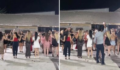 Görüntü Türkiye’den! Cep telefonuyla kayıt alan kişiyi hemen uyardılar