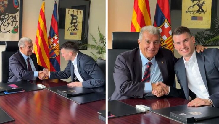 Barcelona’ya imzayı atan Livakovic’in mutluluğu gözlerinden okundu