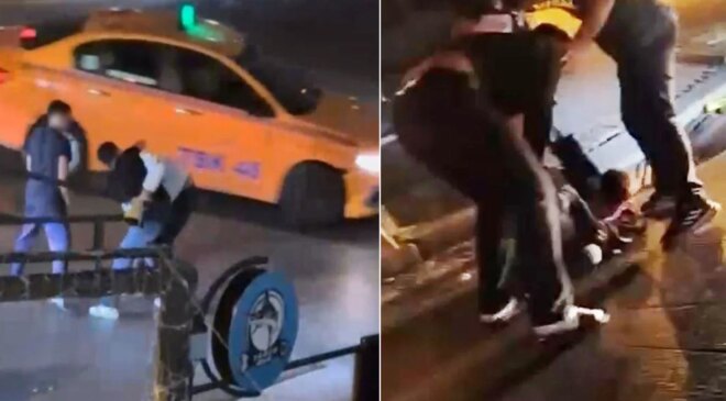 Gözleri dönmüş saldırganlar durmak bilmedi! Acımasızca saldırdılar