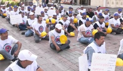 Maden işçileri günlerdir sokakta: Bu hafta ödenmezse…