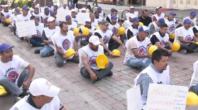 Maden işçileri günlerdir sokakta: Bu hafta ödenmezse…