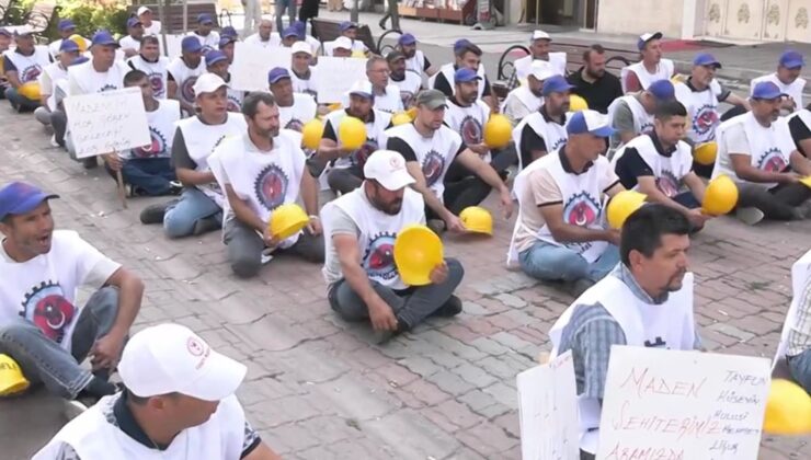 Maden işçileri günlerdir sokakta: Bu hafta ödenmezse…