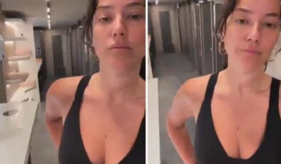 Pelin Akil, spor salonuna gidip isyan etti