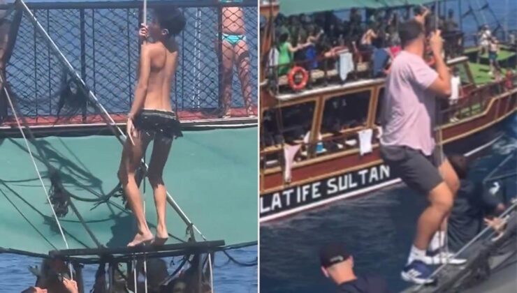 Rus turist gördüklerine inanamadı! Erkek dansçıların garip hareketleri kameralara yansıdı