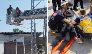 Elektrik direğinde erkek cesedi bulundu