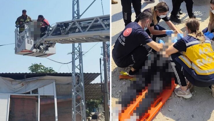 Elektrik direğinde erkek cesedi bulundu