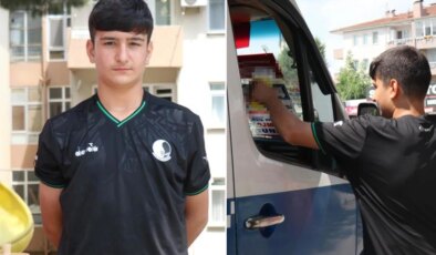 14 yaşındaki limonatacı ayda 90 bin lira kazanıyor