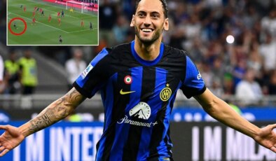 Hakan Çalhanoğlu’ndan muhteşem bir gol