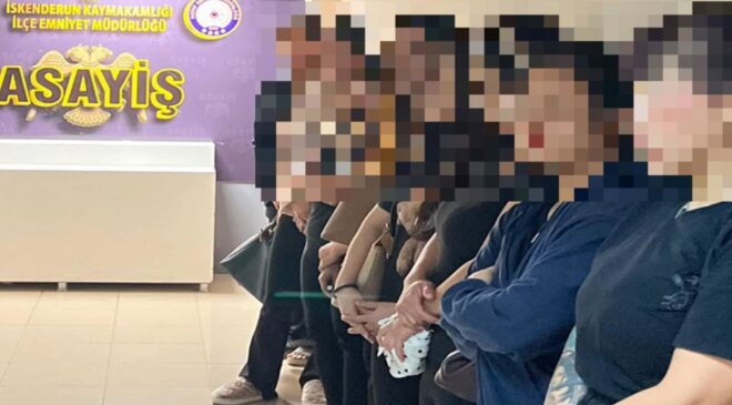 Masaj salonunda kaçak çalışan 9 yabancı uyruklu kadın yakalandı
