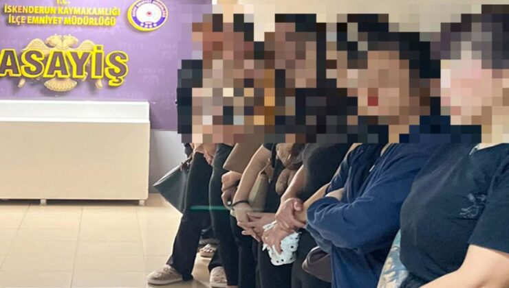 Masaj salonunda kaçak çalışan 9 yabancı uyruklu kadın yakalandı