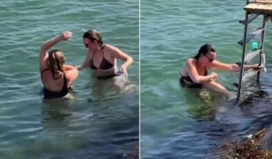 Herkesin gözü önünde mide bulandıran görüntüler