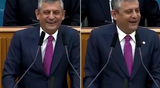 Özgür Özel’in ilk grup toplantısına damga vuran an! Kendisi de gülmeden edemedi