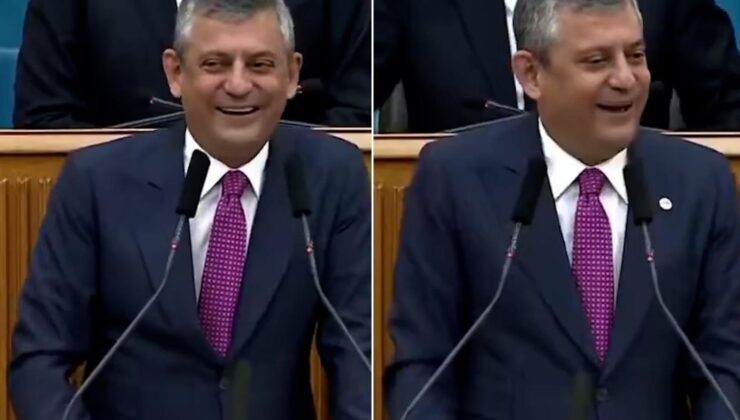 Özgür Özel’in ilk grup toplantısına damga vuran an! Kendisi de gülmeden edemedi