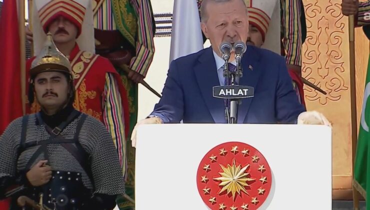 Cumhurbaşkanı Erdoğan’dan Ahlat’taki programa damga vuran İsrail sözleri