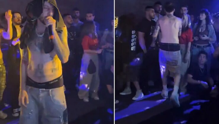 Rapçi Khontkar, İstanbul’daki konserini terk etti! Seyirciler isyan etti