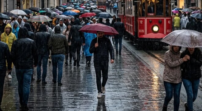 Tarih verildi! İstanbul’a gök gürültülü yağış geliyor
