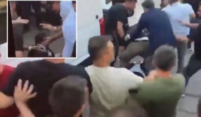 İYİ Parti Milletvekili Selçuk Türkoğlu’nun hastaneye kaldırılmasına neden olan polis müdahalesi kamerada