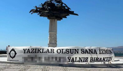 Altay taraftarından şehre tepki