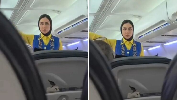 Çekmeyin dedi, dinletemedi! Kadın hostesin kendisini çeken yolculara tepkisi viral oldu!