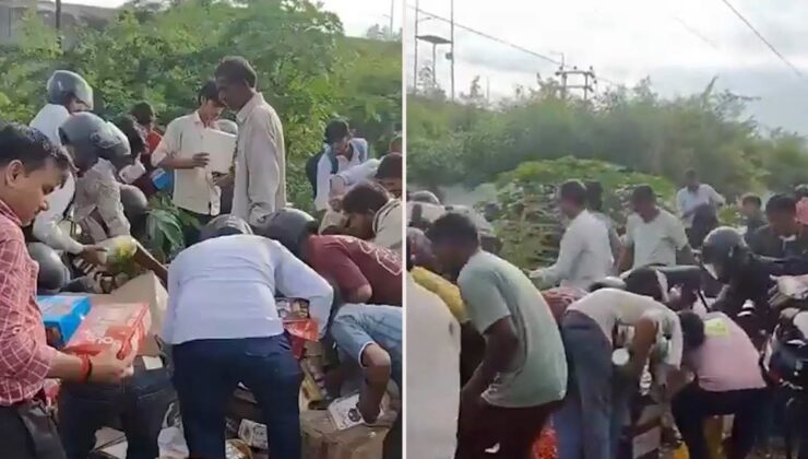 Hindistan’da tarihi geçmiş çikolata için birbirleriyle yarıştılar