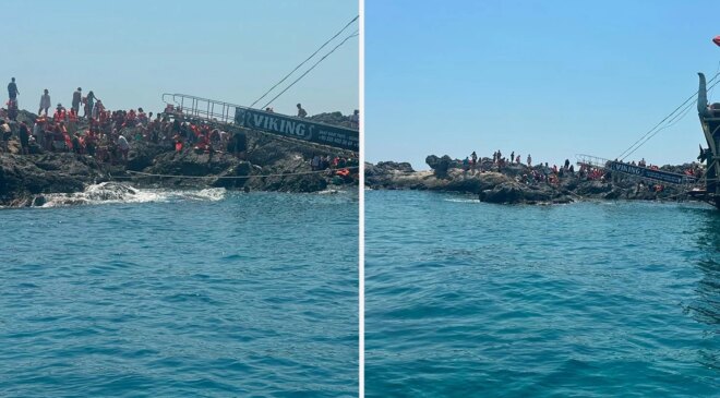 Fethiye’de tekne su aldı: 100 yolcu tahliye edildi