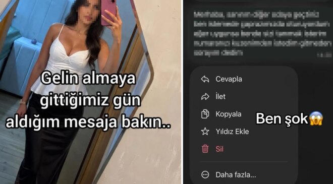 Kız istemeye gittiler, o esnada yan odadan gelen mesajla dumura uğradı
