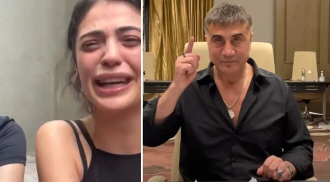 Kocasının yaptığı rezilliği ağlayarak anlatıp Sedat Peker’den yardım istedi
