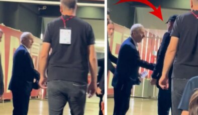 Kolundan çekip durdurdu! Aziz Yıldırım’a Samsun’da sürpriz karşılama