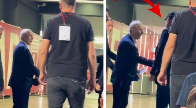 Kolundan çekip durdurdu! Aziz Yıldırım’a Samsun’da sürpriz karşılama
