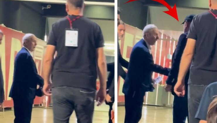 Kolundan çekip durdurdu! Aziz Yıldırım’a Samsun’da sürpriz karşılama