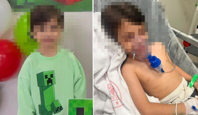 Havuzda oynarken havalı tüfek mermisiyle yaralanan minik Karan hayata tutundu