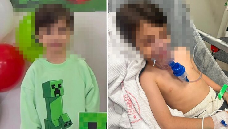 Havuzda oynarken havalı tüfek mermisiyle yaralanan minik Karan hayata tutundu