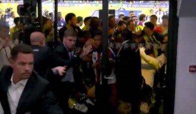 Fenerbahçe turu geçti, ortalık savaş alanına döndü! Tünel görüntüleri ortaya çıktı