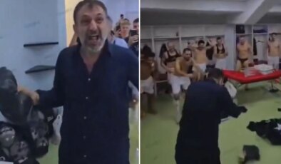 Kulüp başkanı çıldırdı! Para dolu çantayı futbolcuların önüne saçtı